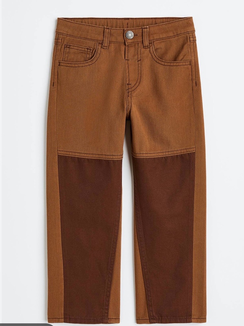 ‼️‼️SALE‼️ H&M Two-Tone Brown Patchwork jeans